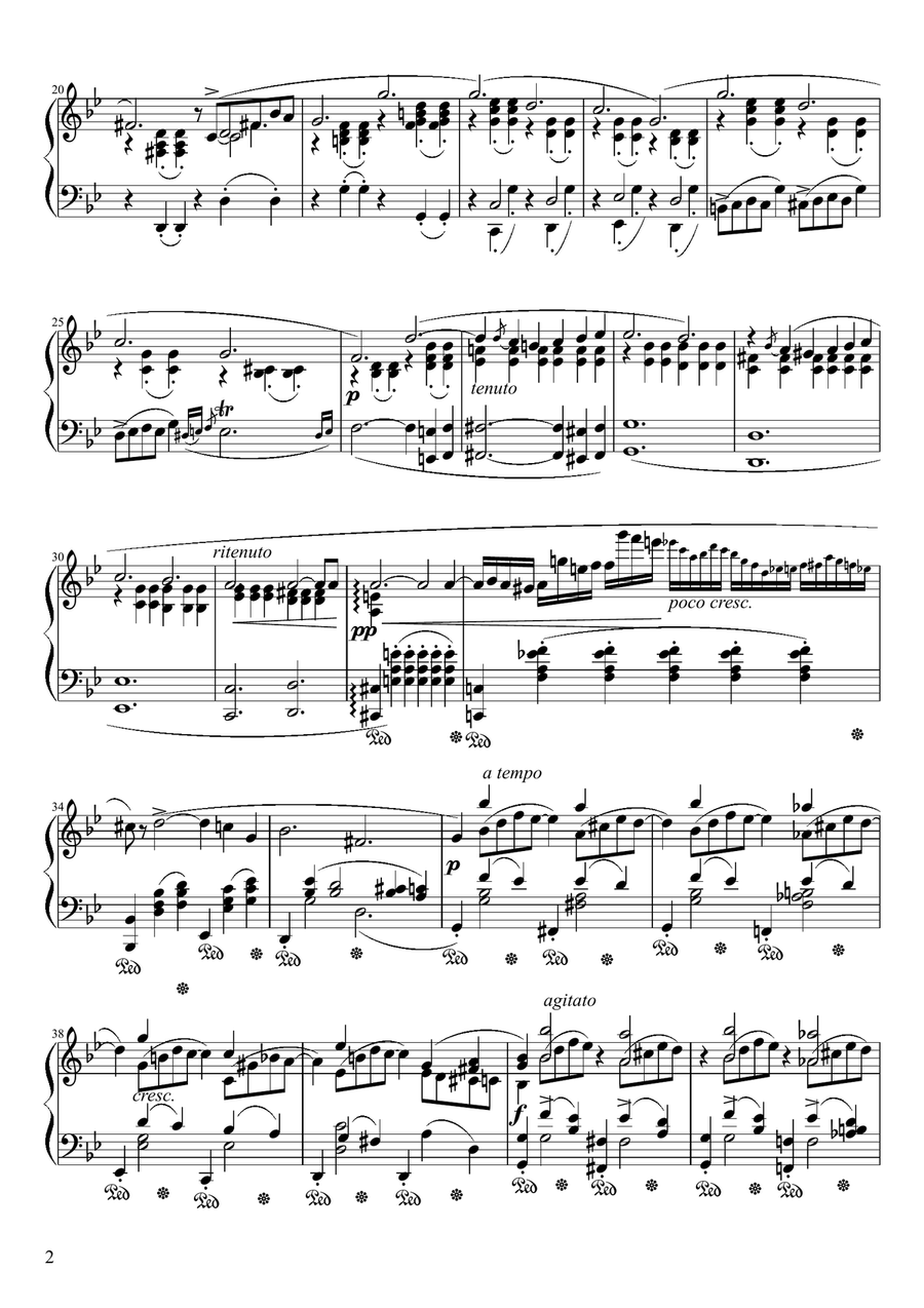 Chopin Ballade No 1 Chopin Ballade No 1 Piano Solo scores gallery preview page 2