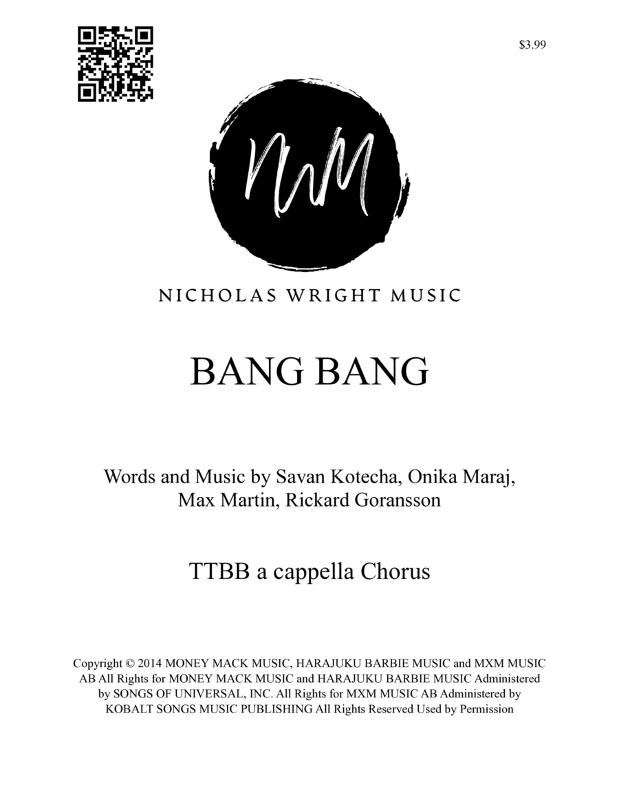 Bang Bang (rap Version) TTBB scores gallery preview page 1