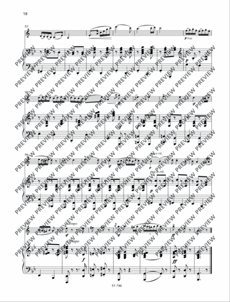 Hungarian Dance No. 5 B-Flat Clarinet scores gallery preview page 5