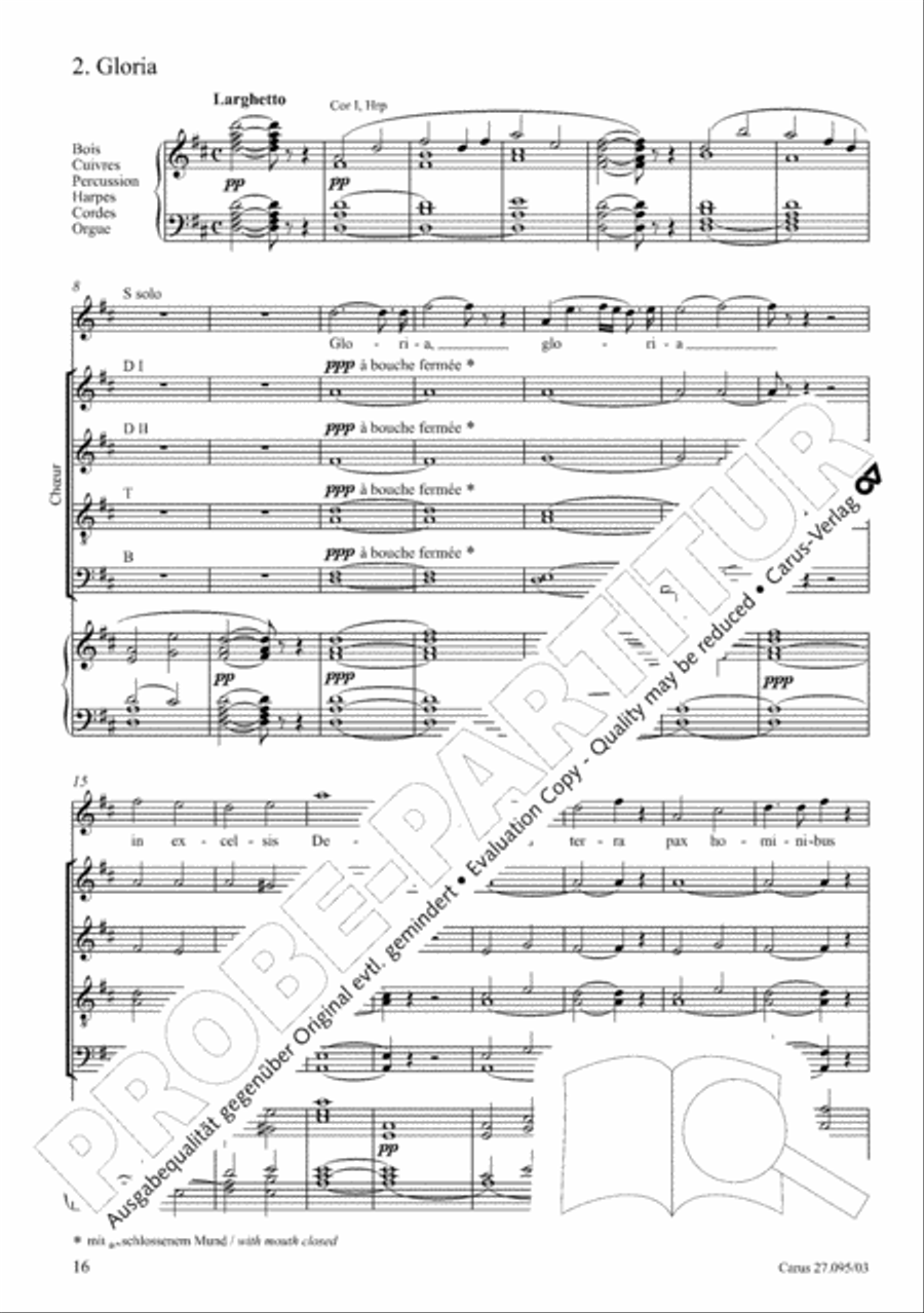 Messe solennelle de sainte Cecile Messe solennelle de sainte Cecile STB scores gallery preview page 17