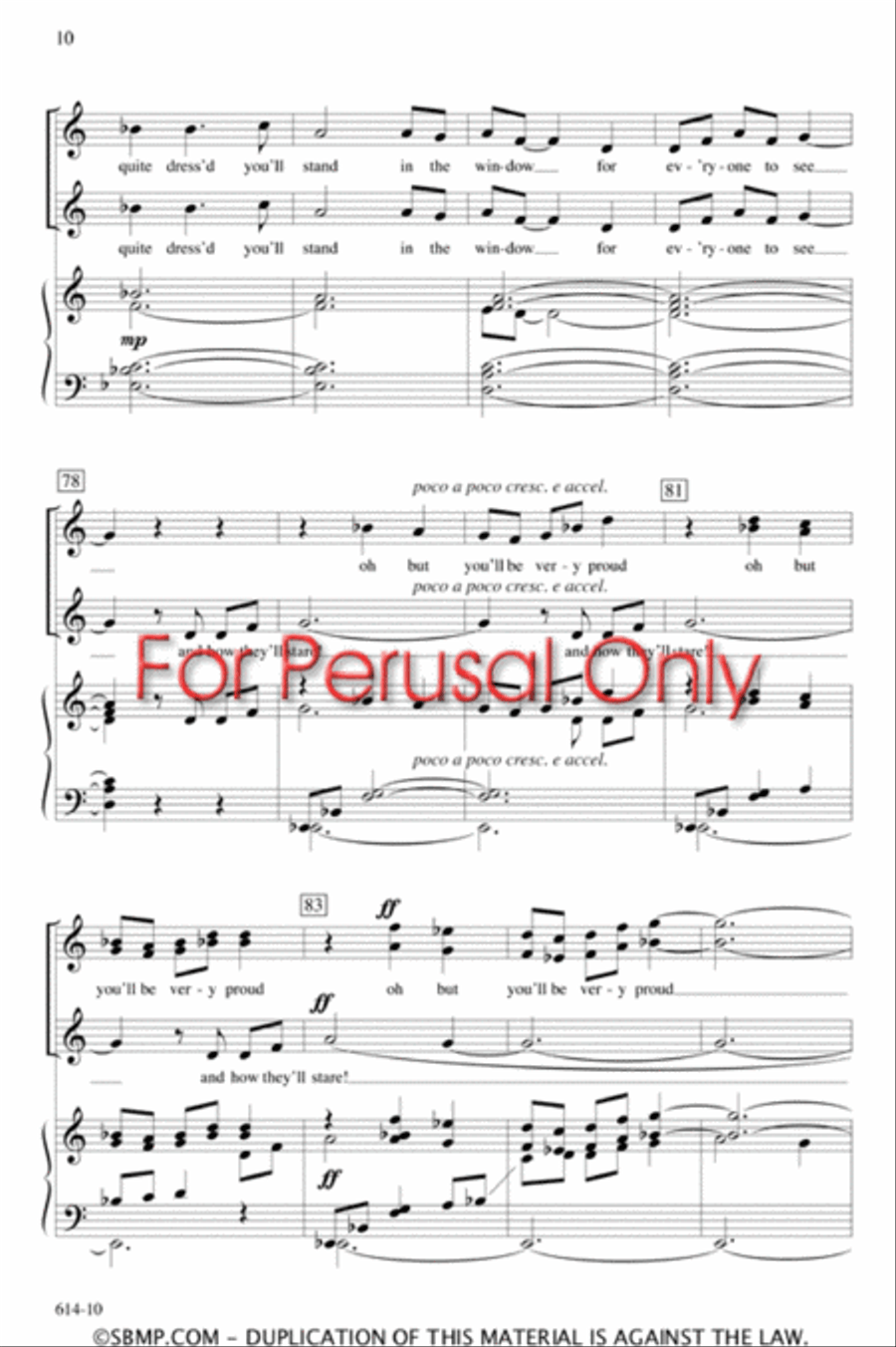 little tree - SA Octavo little tree - SA Octavo SA scores gallery preview page 9