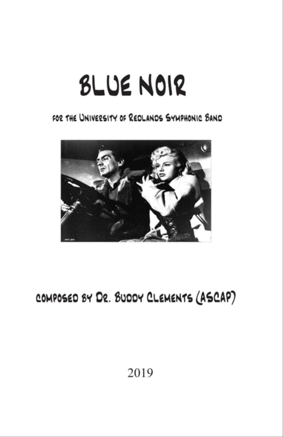 BLUE NOIR Large Score Concert Band scores gallery preview page 1