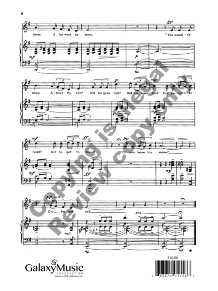 Nancy Hanks High Voice scores gallery preview page 4