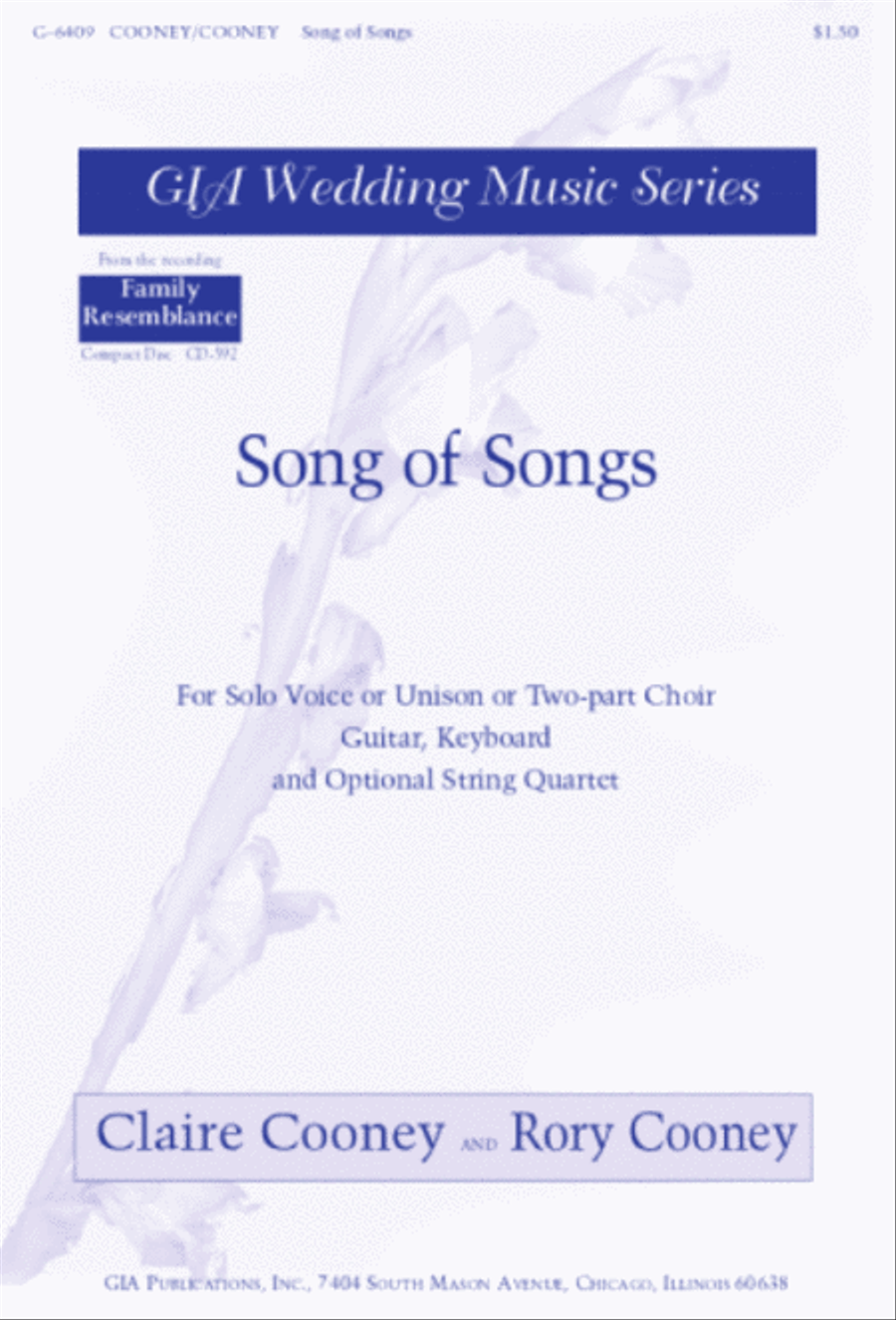 Song of Songs Unison Choir scores gallery preview page 1