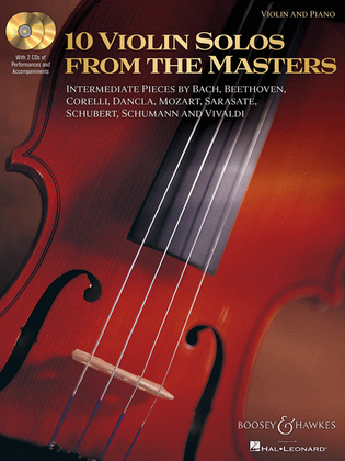 Book cover for 10 Violin Solos from the Masters