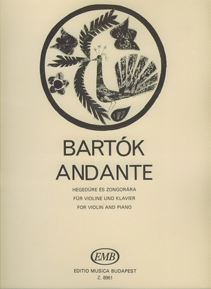 Book cover for Andante für Violine und Klavier