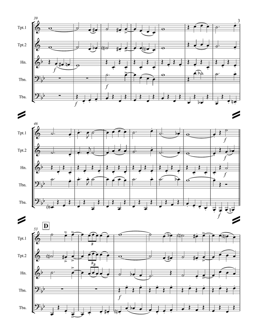 Beer Barrel Polka (roll Out The Barrel) Horn scores gallery preview page 4