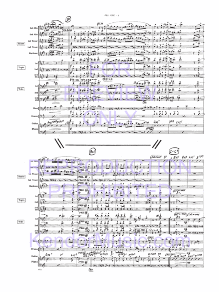 Bird, The Bird, The Jazz Ensemble scores gallery preview page 15
