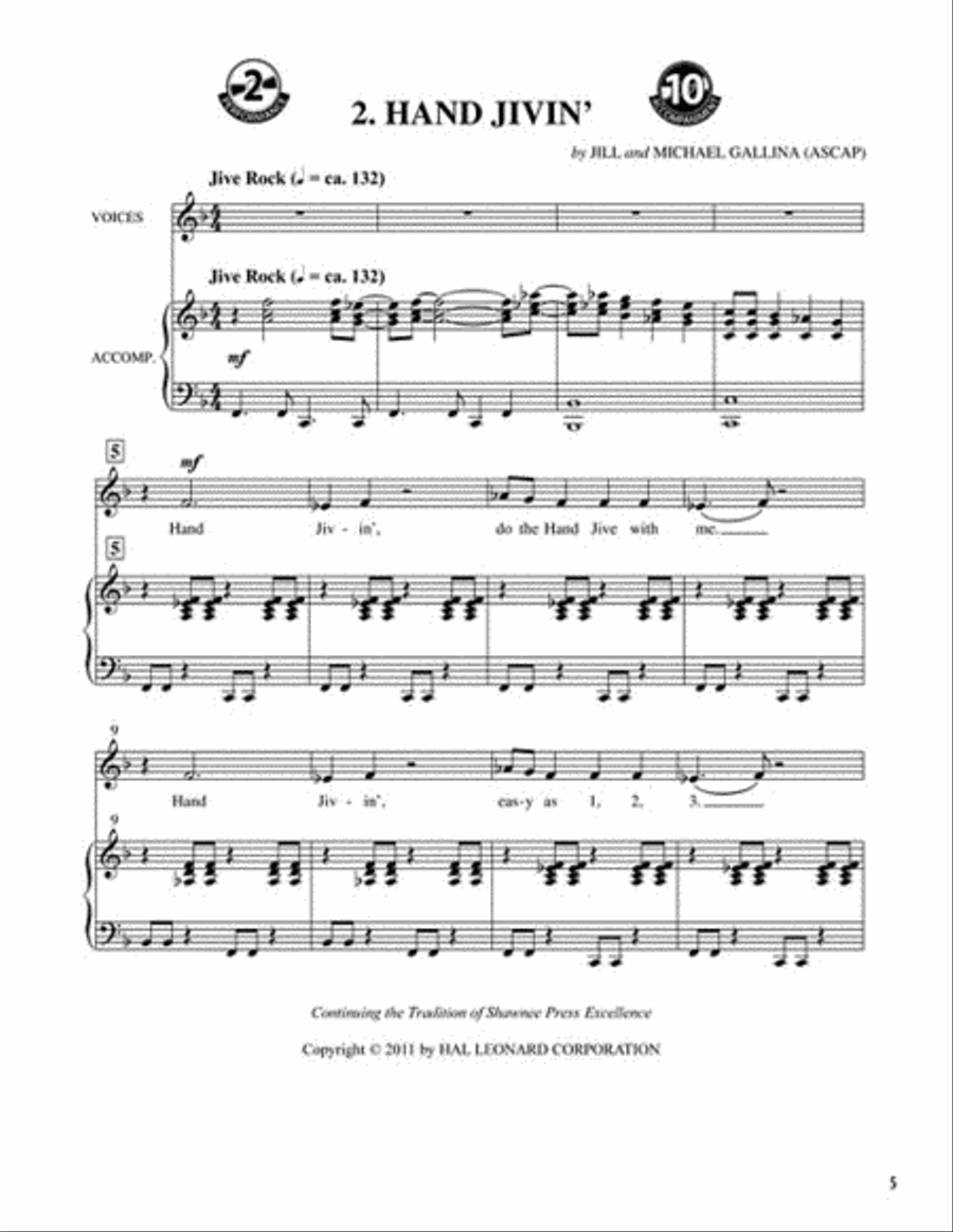Rhythm, Rhyme & Move in Time – Games and Songs to Get Kids Moving Unison Choir scores gallery preview page 6