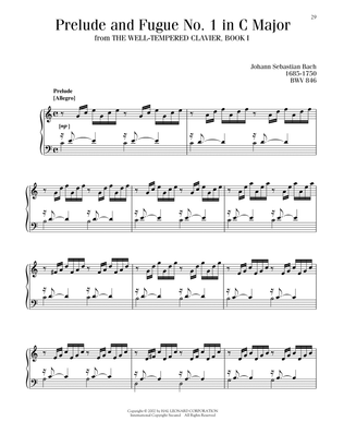 Book cover for Prelude And Fugue In C Major, BWV 553