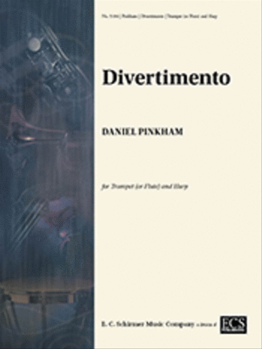 Divertimento for Trumpet and Harp Trumpet scores gallery preview page 1