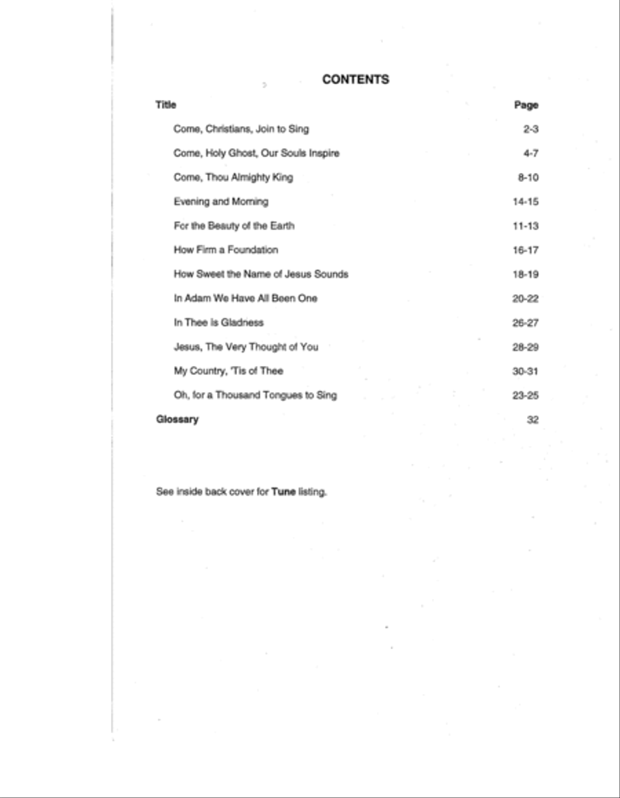 Easy Hymn Settings-General Set 2 Organ scores gallery preview page 2
