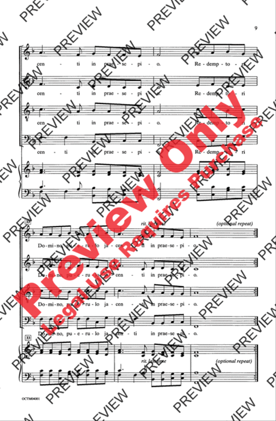 Psallite 4-Part scores gallery preview page 9