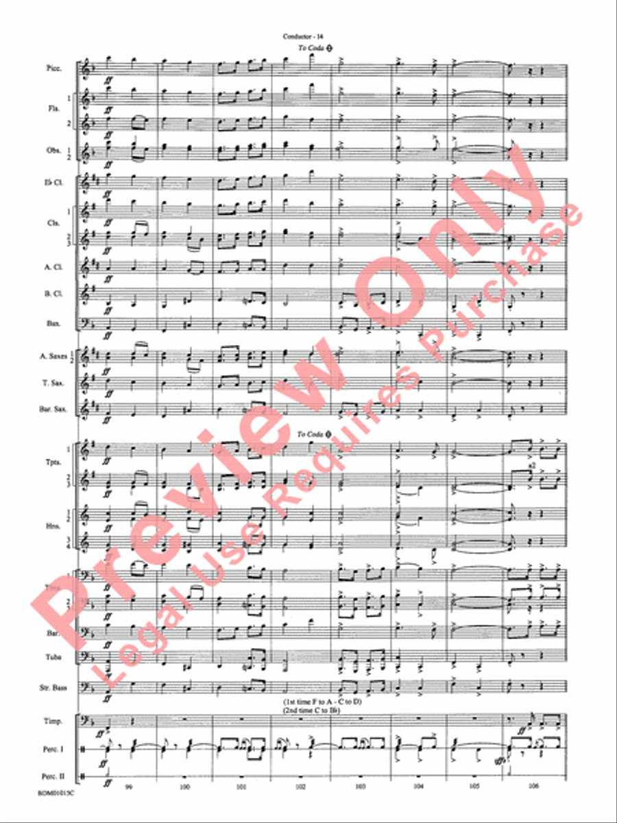 Brighton Beach Brighton Beach Concert Band scores gallery preview page 16