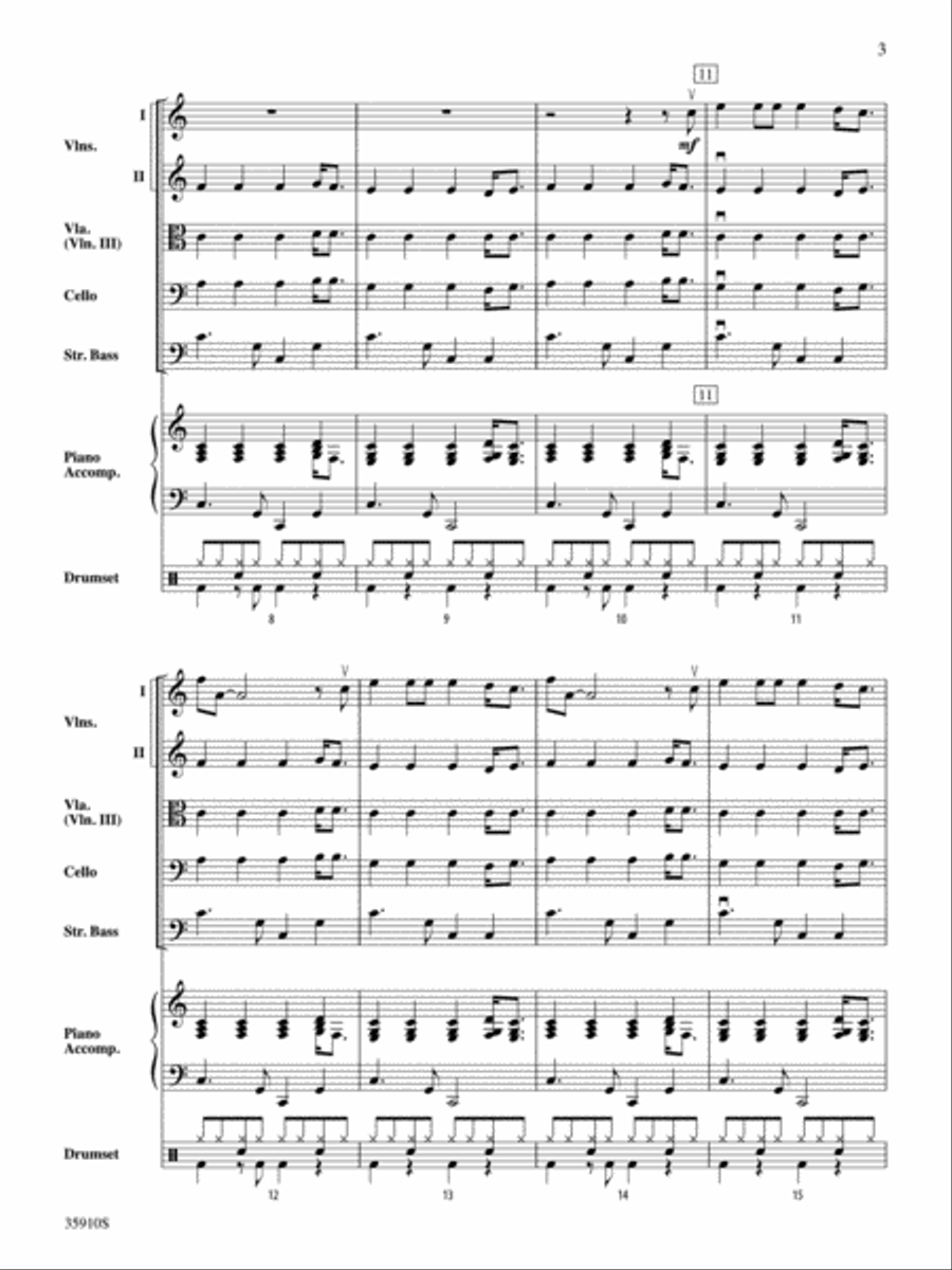You Can't Always Get What You Want String Orchestra scores gallery preview page 3