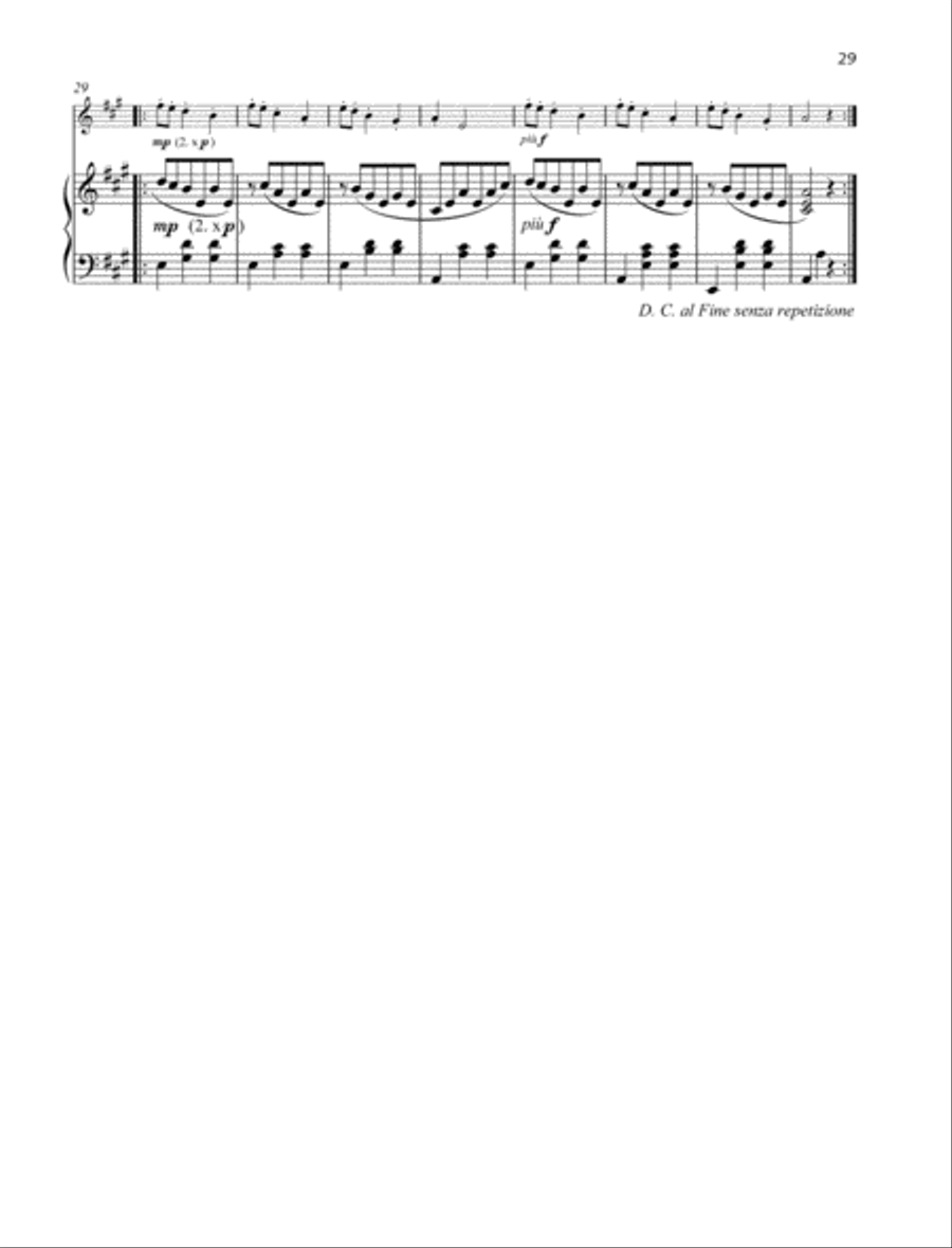 Waltz Waltz Violin Solo scores gallery preview page 2