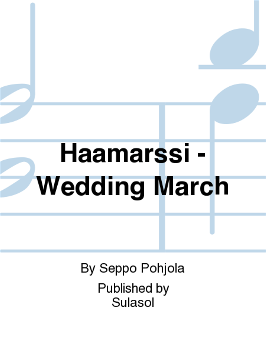 Häämarssi - Wedding March Organ scores gallery preview page 1