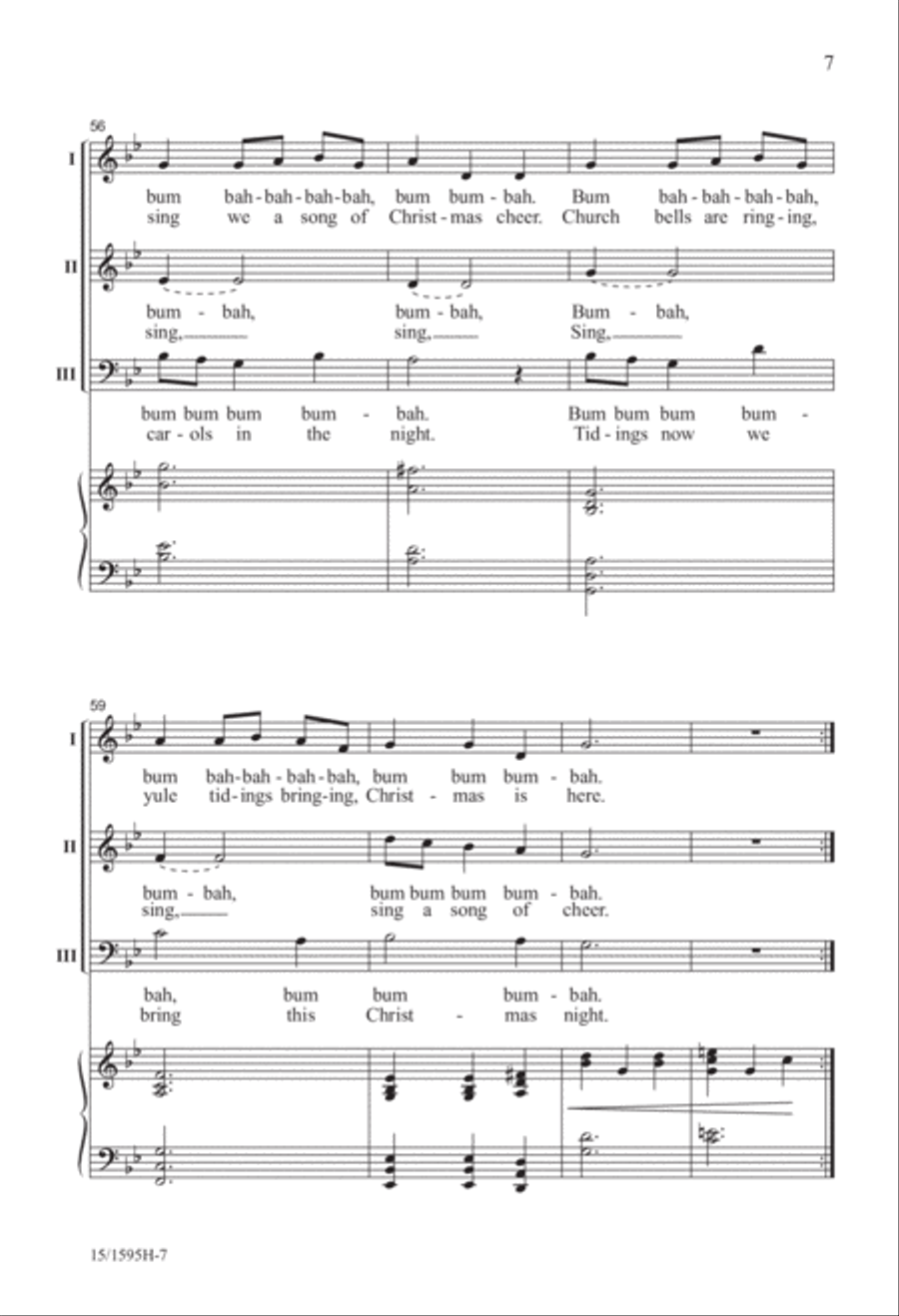 Holly Carol - 3-part Mixed/SAB 3-Part scores gallery preview page 8