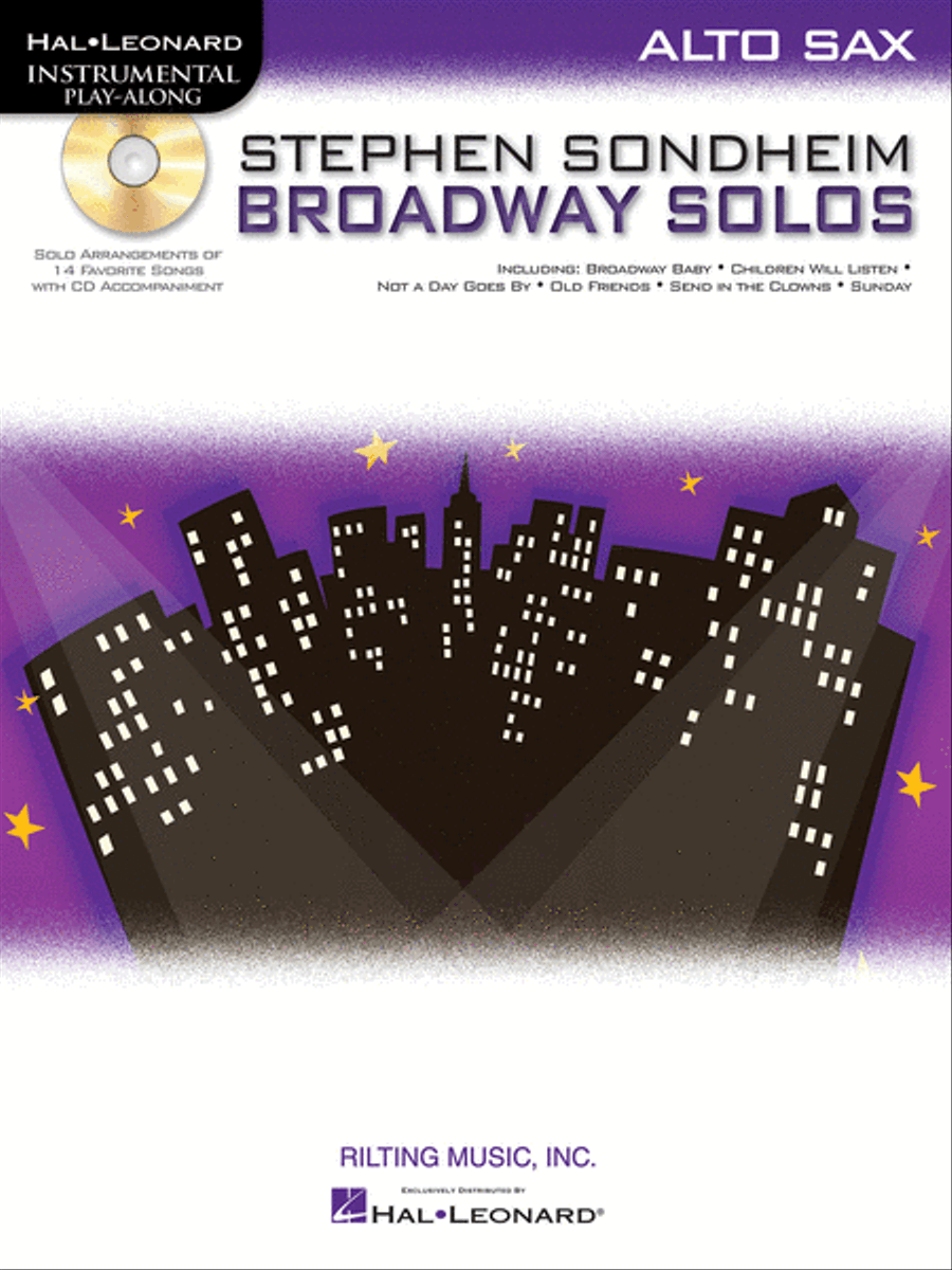 Stephen Sondheim - Broadway Solos Alto Saxophone scores gallery preview page 1