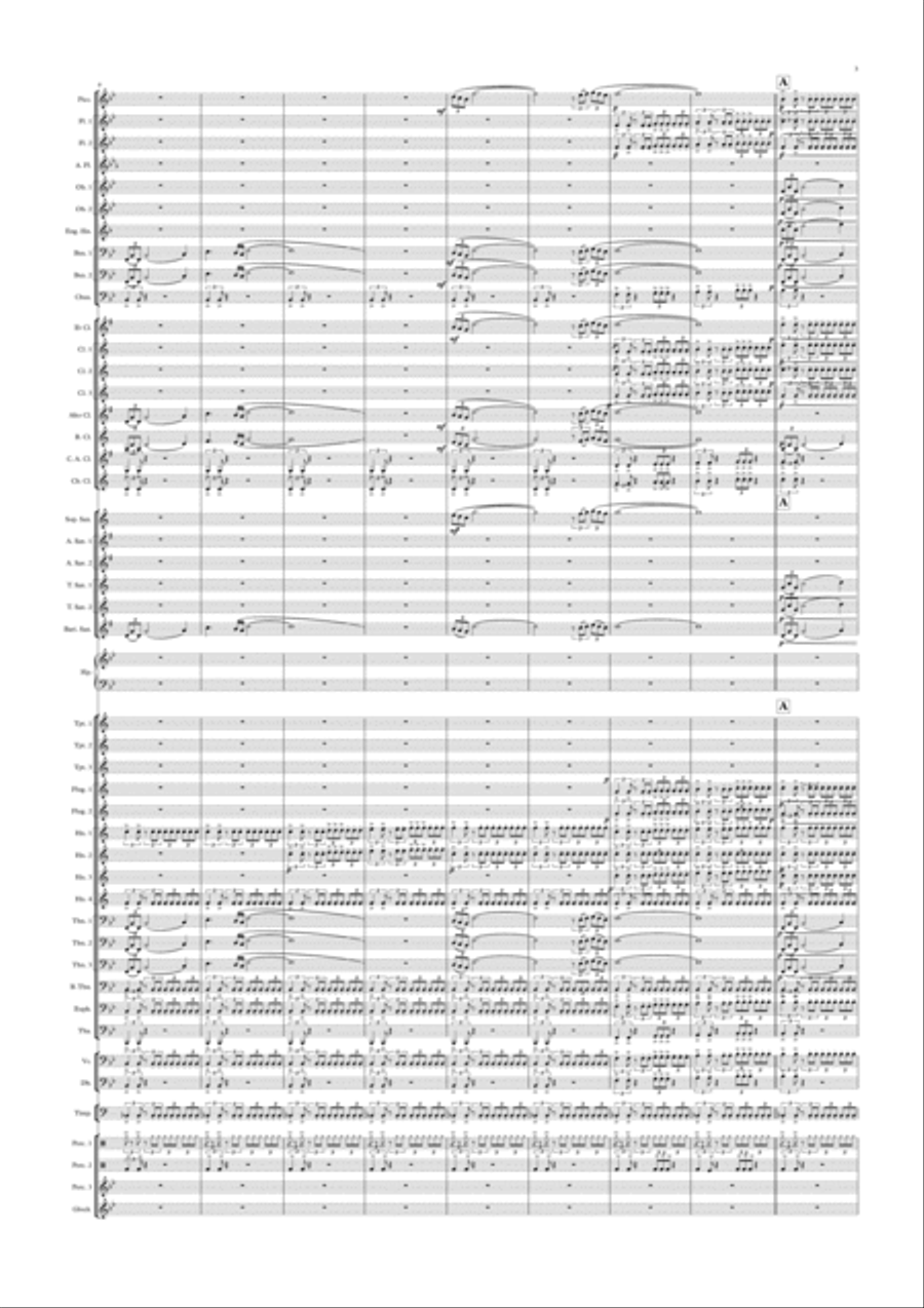 Alegria by Jannes Jacobs Concert Band scores gallery preview page 3