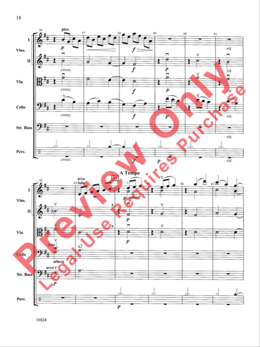 Geometric Dances Geometric Dances String Orchestra scores gallery preview page 19