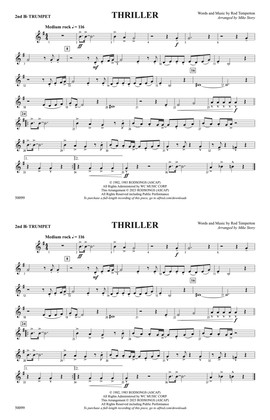 Thriller: 2nd B-flat Trumpet