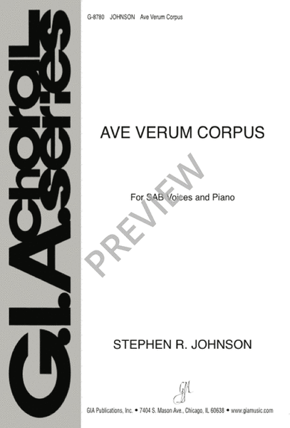 Ave verum corpus image number null