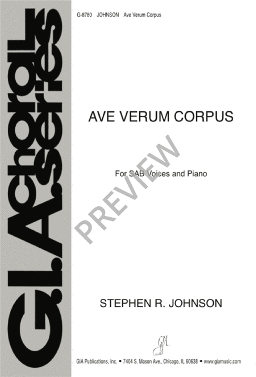 Ave verum corpus Ave verum corpus 3-Part scores gallery preview page 2