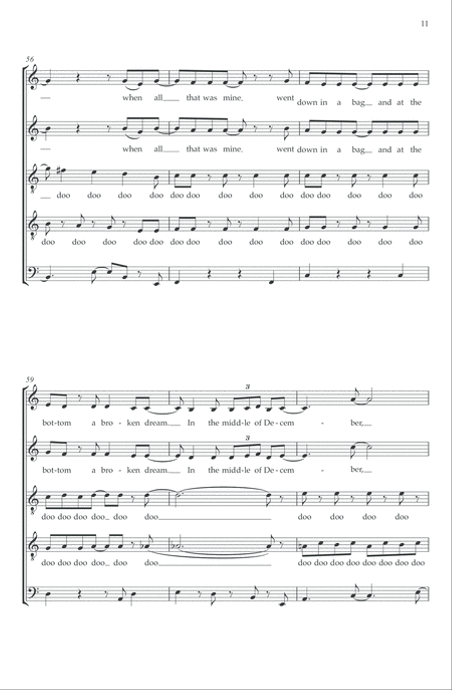 Since You've Been Gone Since You've Been Gone Choir scores gallery preview page 12