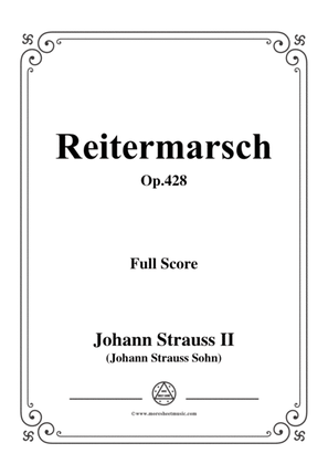 Book cover for Johann Strauss II-Reitermarsch,Op.428,for orchestra