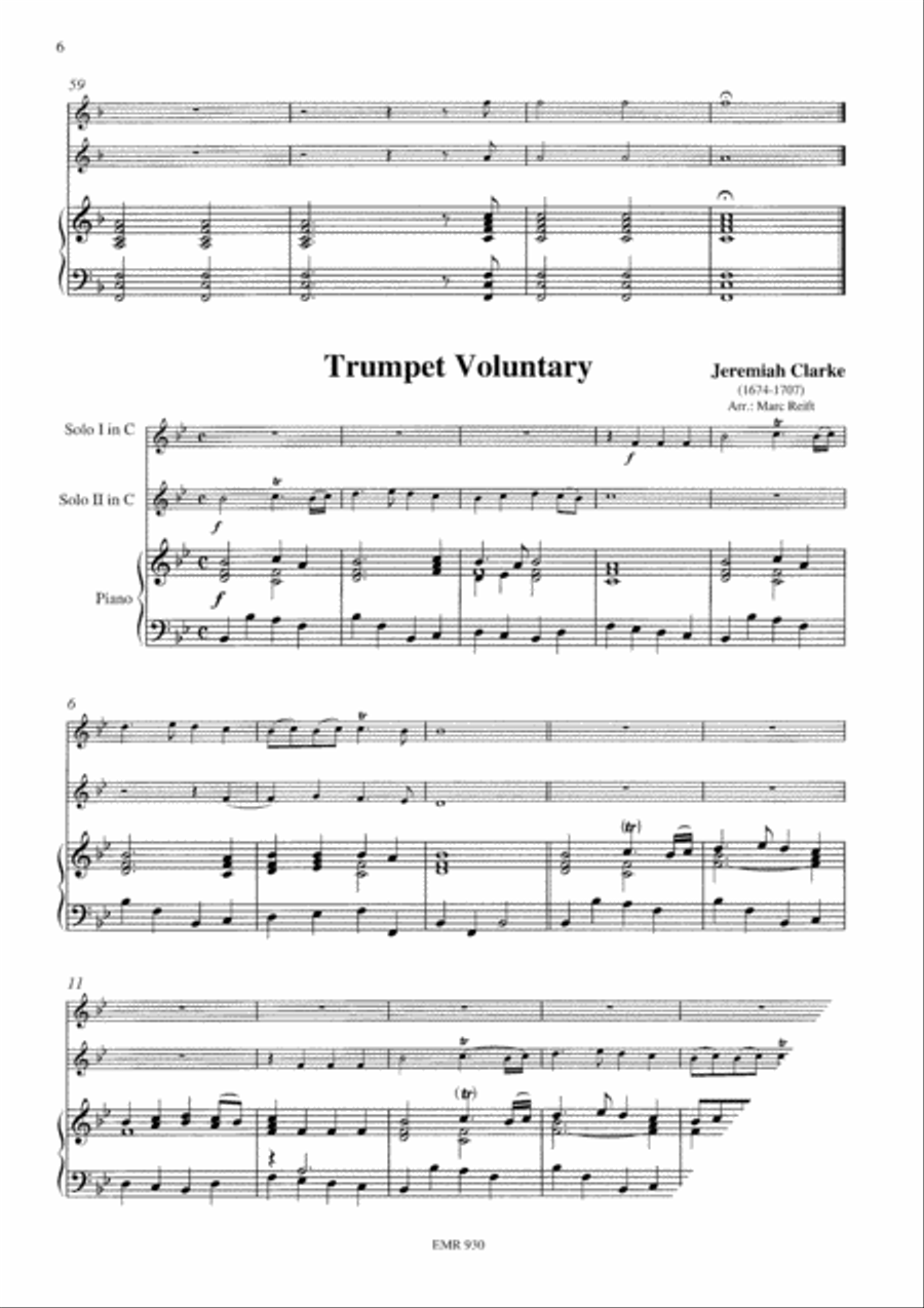 Wedding Music Wedding Music Trombone Duet scores gallery preview page 4