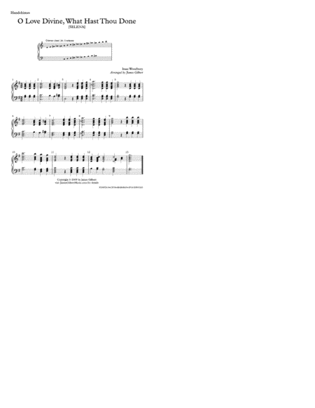 Lent and Easter Handchime Music for 3 Octave Choir image number null