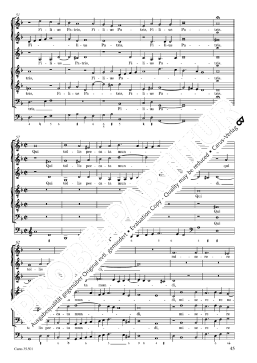 Palestrina: Masses and individual movements Score scores gallery preview page 60