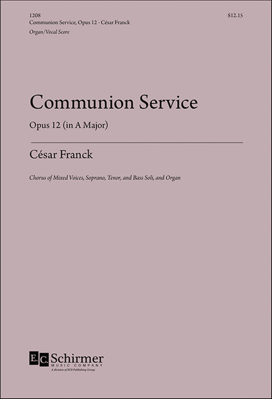 Communion Service (in A Major) STB scores gallery preview page 1