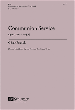 Book cover for Communion Service (in A Major)