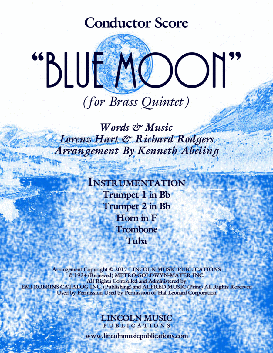Blue Moon Brass Ensemble scores gallery preview page 1
