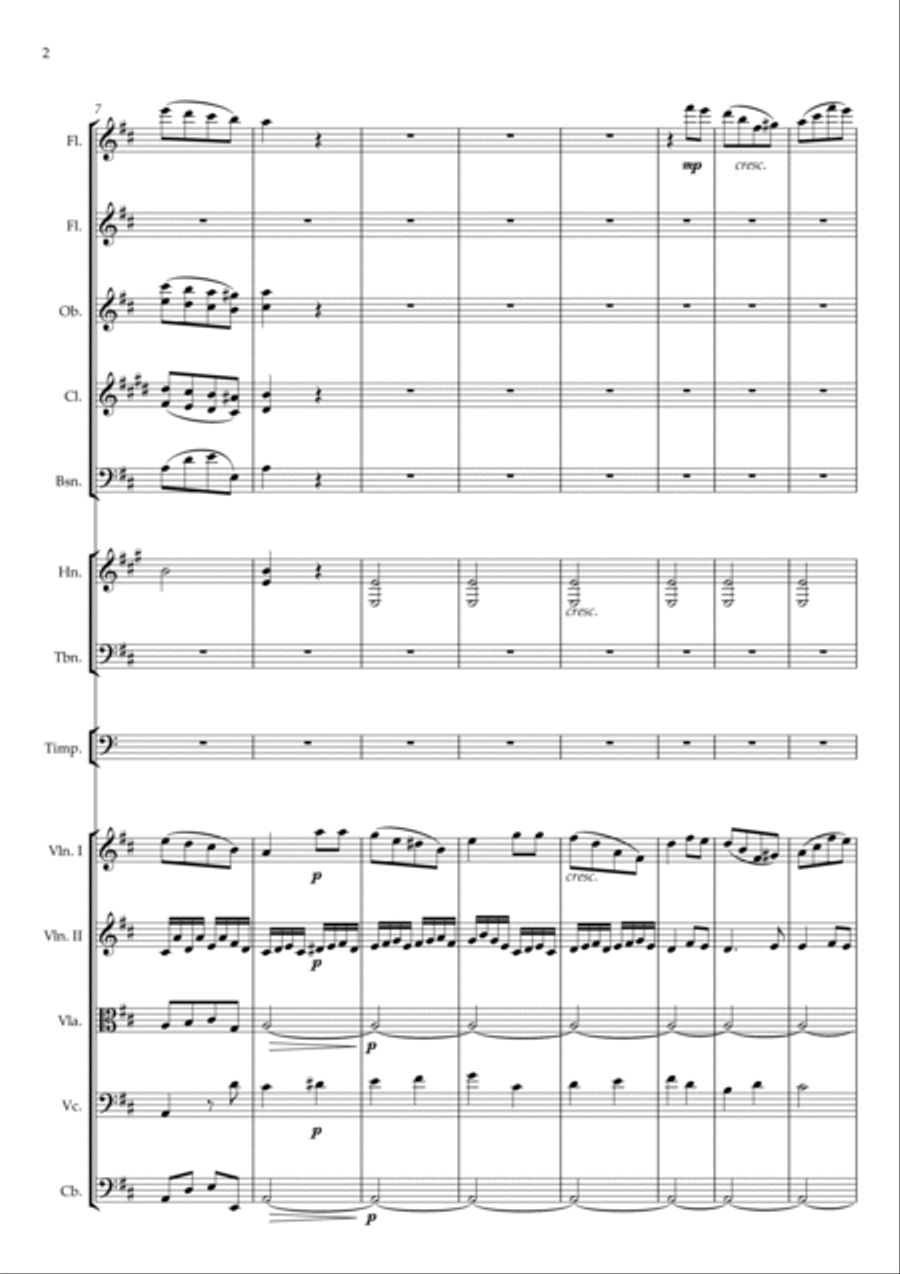 Ballet Suite 'The Magic Drum' - Scene 10 Full Orchestra scores gallery preview page 2