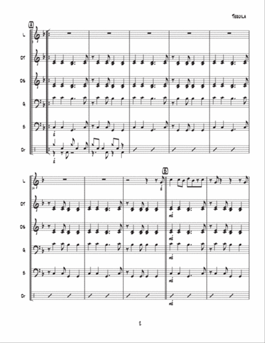 Tequila Steel Drum Band scores gallery preview page 2