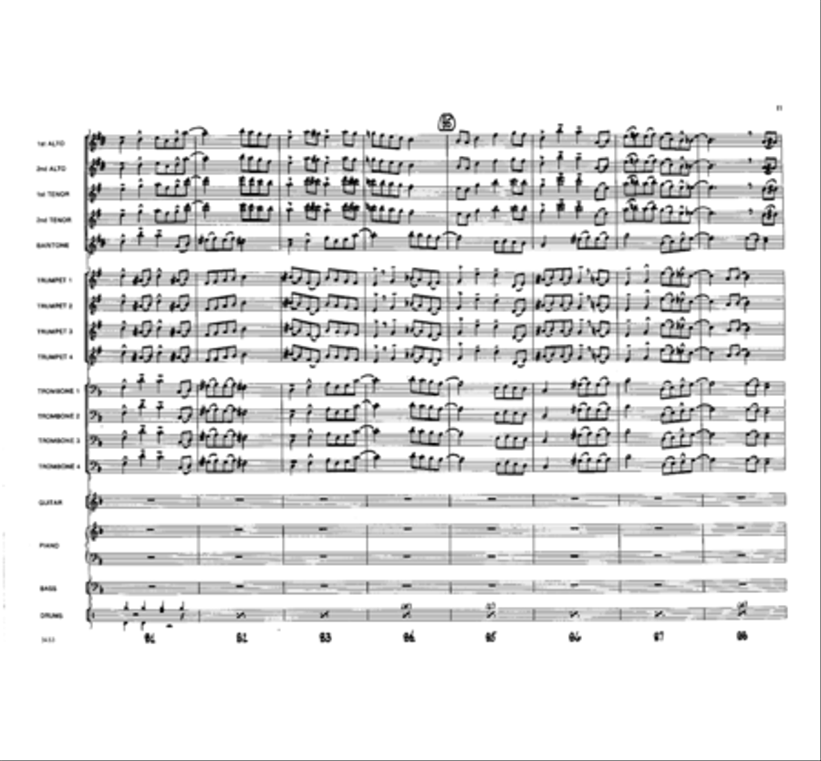 Chops, Don't Fail Me Now Chops, Don't Fail Me Now Jazz Ensemble scores gallery preview page 12