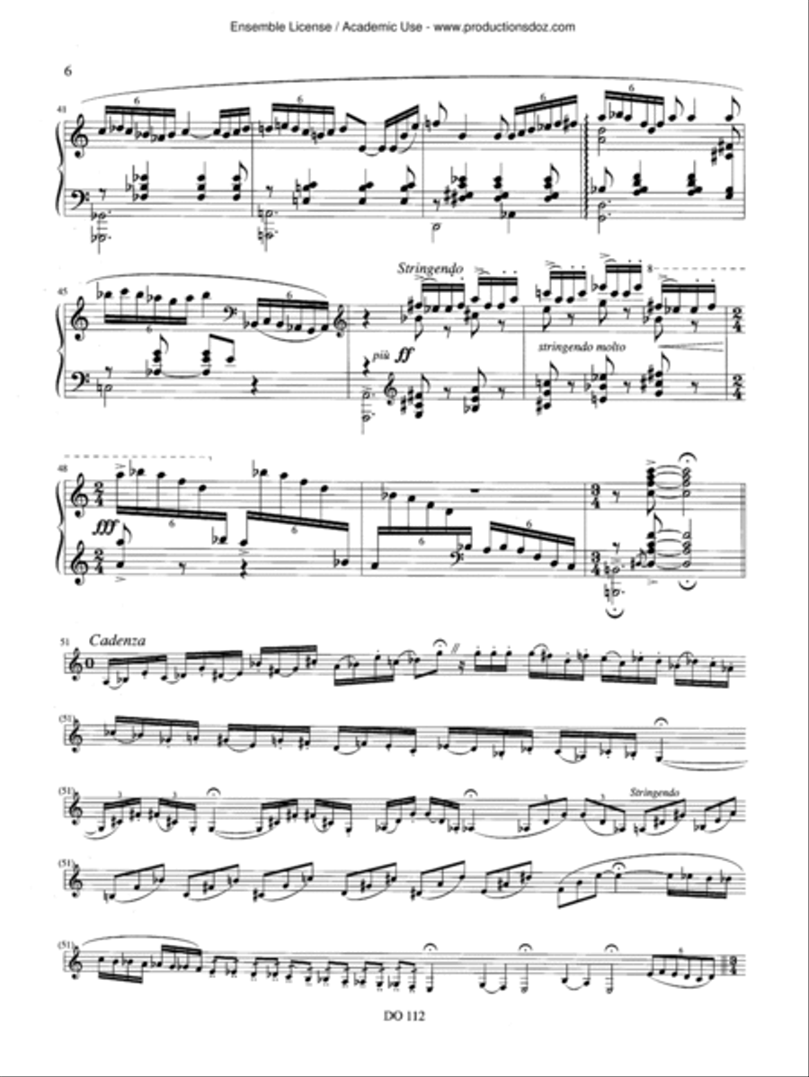 Nocturne Clarinet Solo scores gallery preview page 6