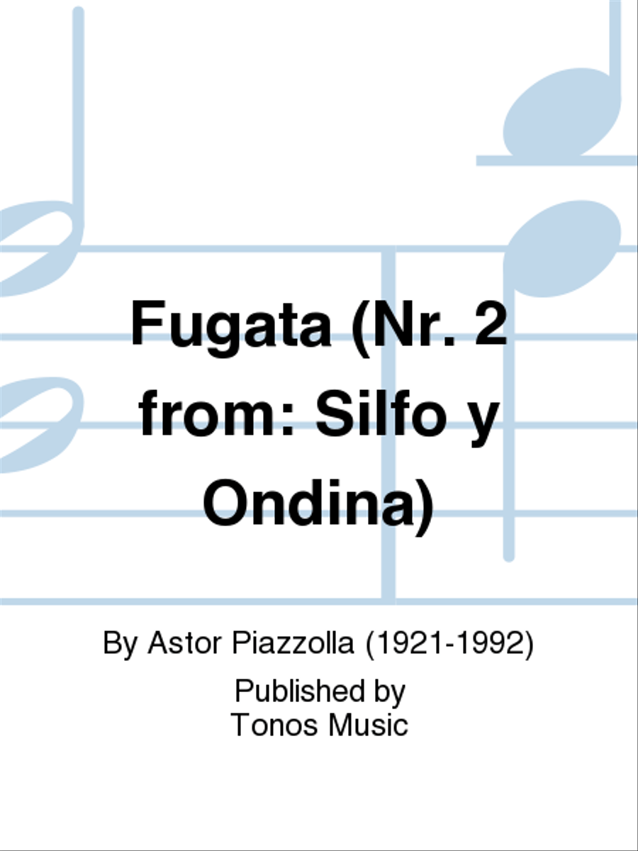 Fugata (Nr. 2 from: Silfo y Ondina) Double Bass scores gallery preview page 1