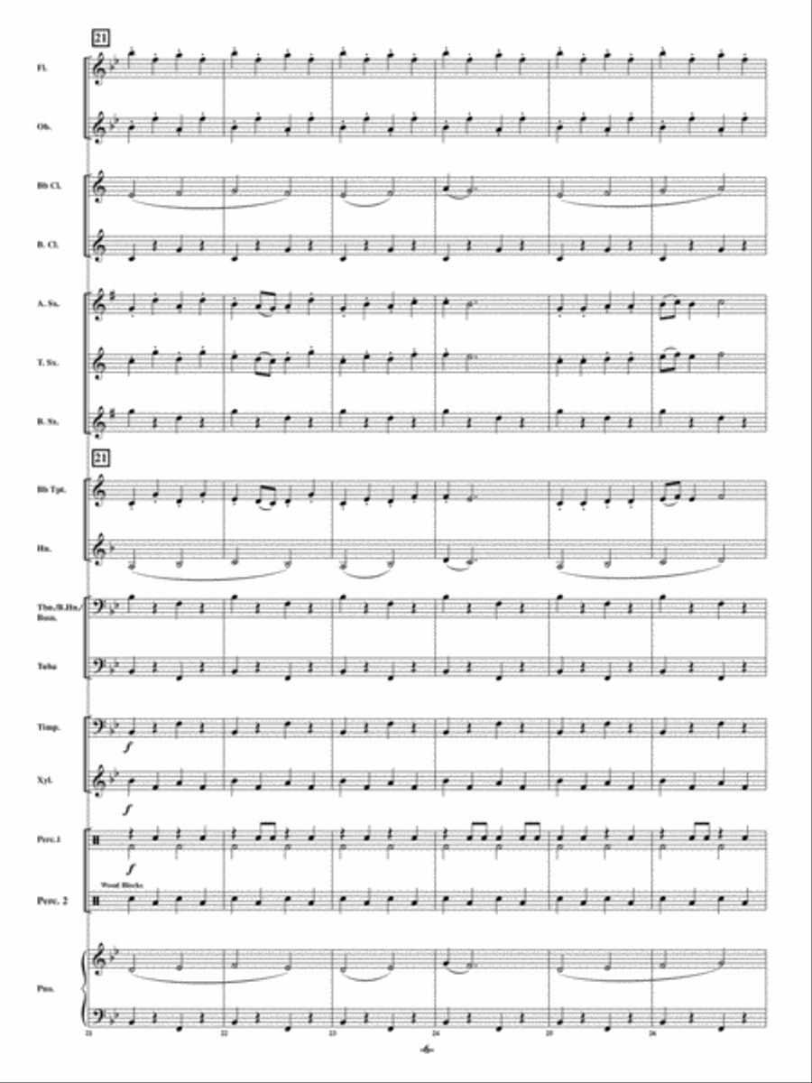 Hobbit Dance Hobbit Dance Concert Band scores gallery preview page 5