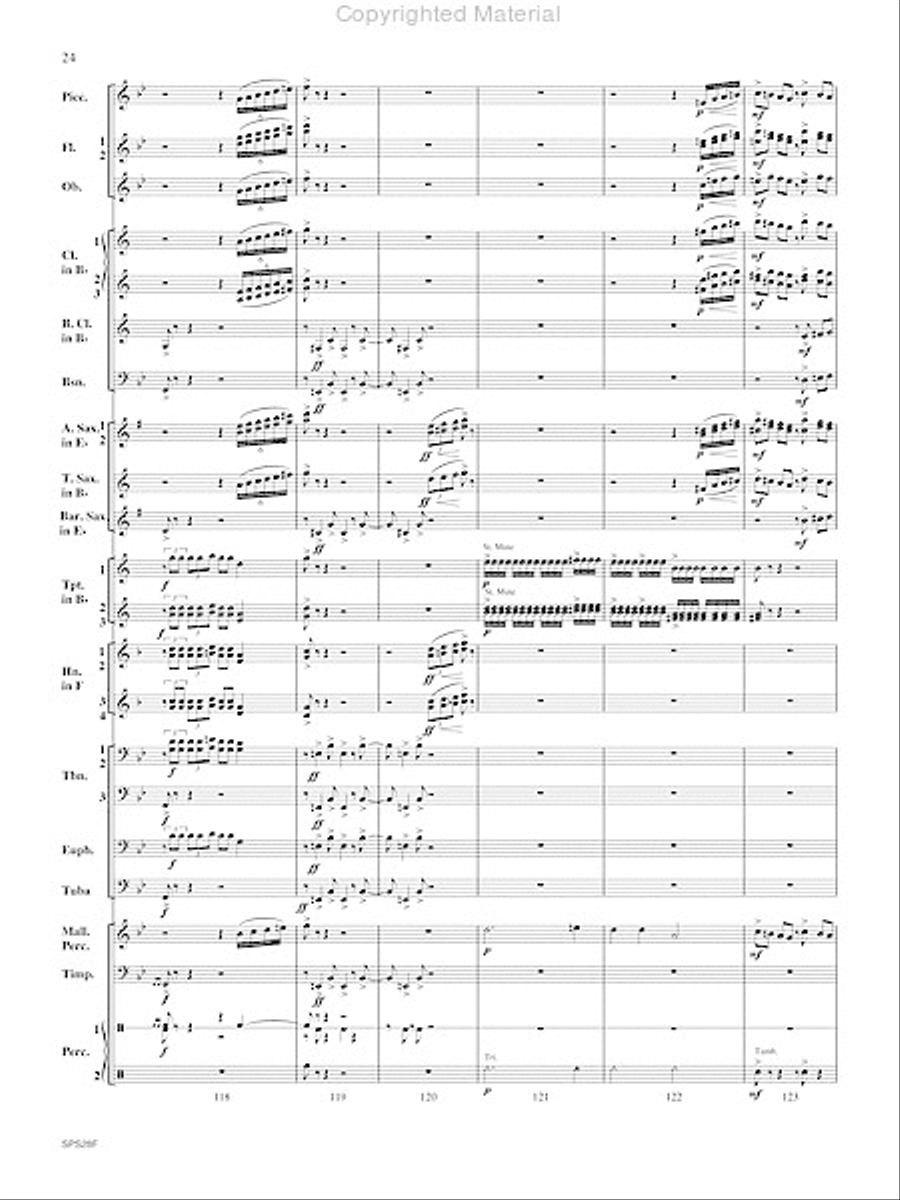 Holiday Portraits Holiday Portraits Concert Band scores gallery preview page 25