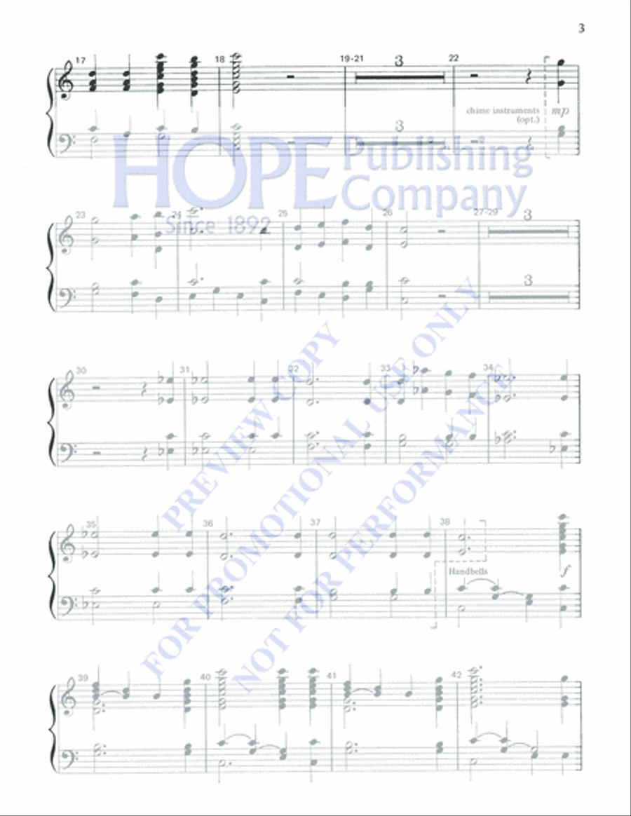 The Heavens Are Telling The Heavens Are Telling 3-Octaves scores gallery preview page 3