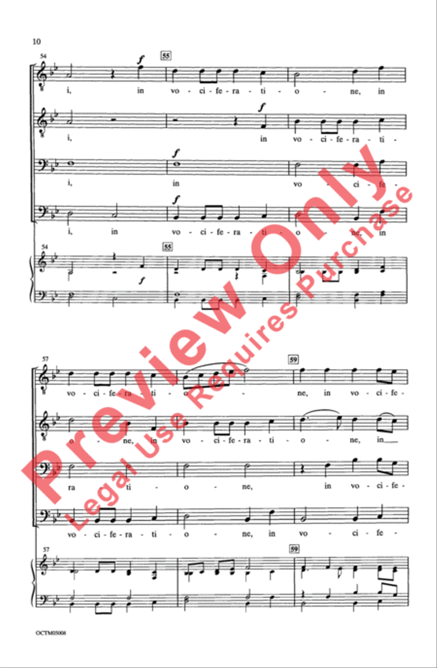 Exsultate Justi Men's Choir scores gallery preview page 10