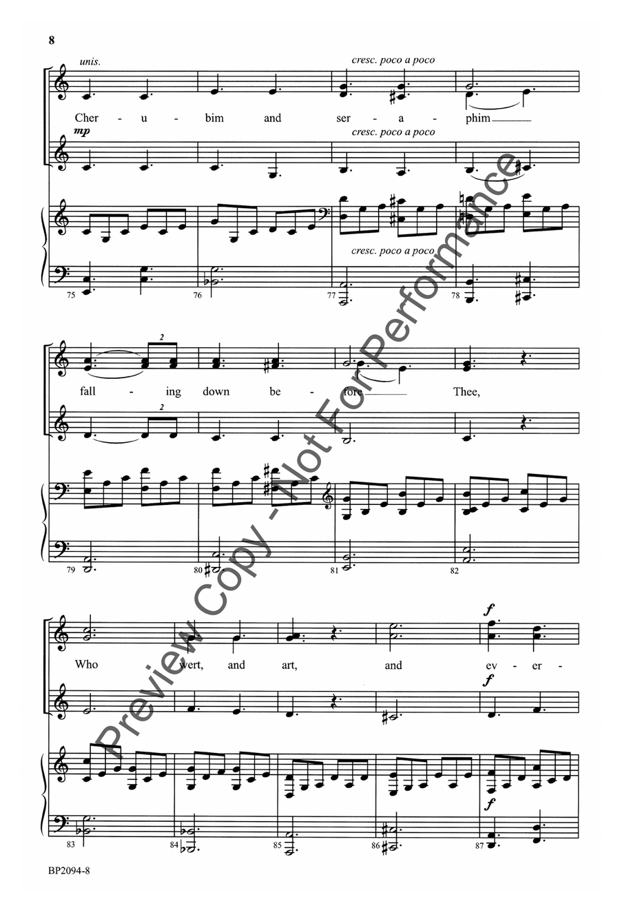 Thou Art Holy - SSAA SSAA scores gallery preview page 8