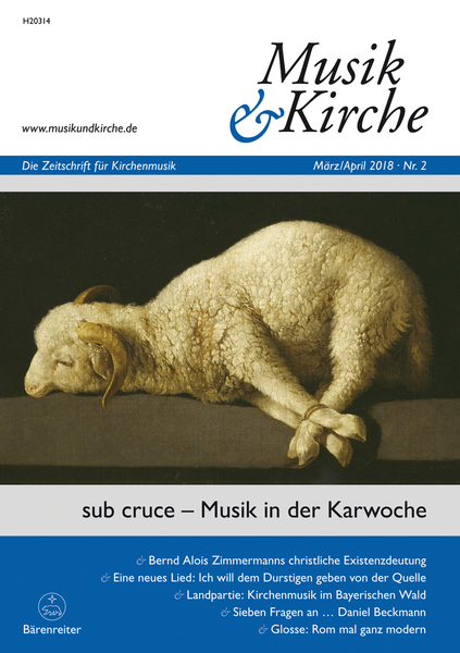 Musik & Kirche, Heft 2/2018