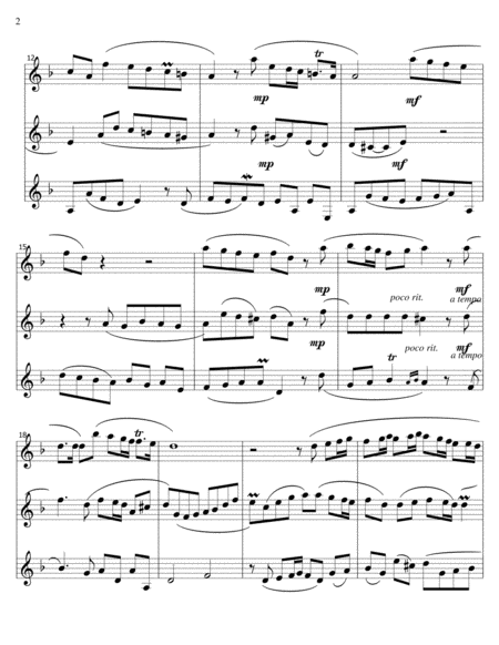 Cara e Dolce-Scarlatti-Clarinet Trio image number null