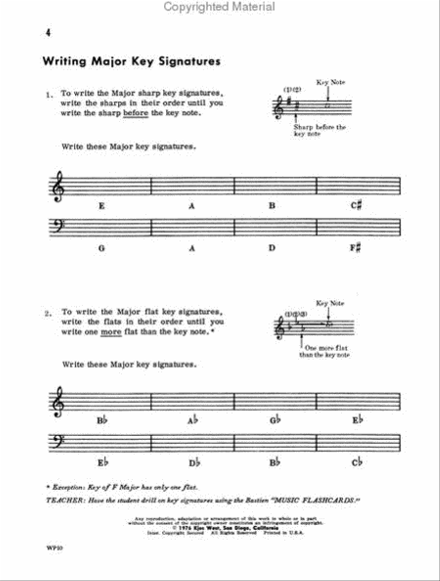 Theory Lessons, Level 4 Piano Method scores gallery preview page 2