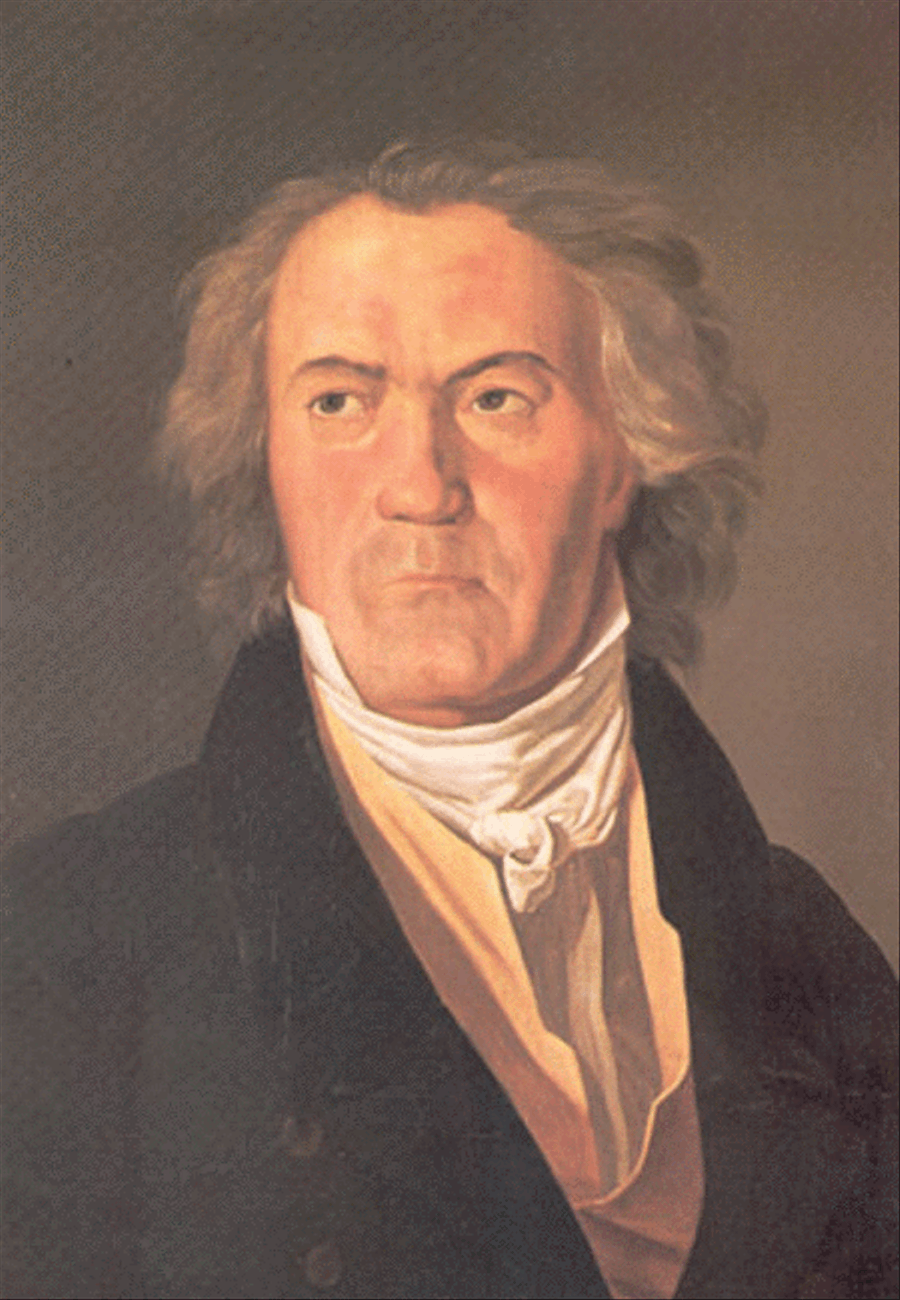 Ludwig van Beethoven Greeting & Postcards scores gallery preview page 1